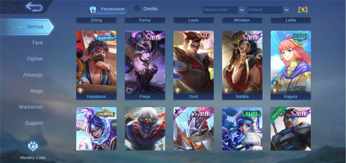 Akun Mobile Legend